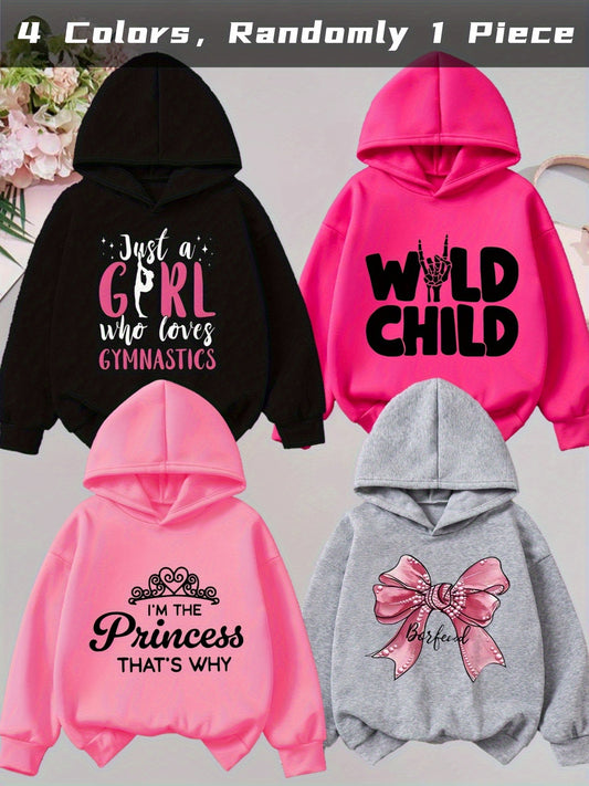Girls' Sweatshirt – Girls' Graphic Outerwear - Long Sleeve Winter – main product image