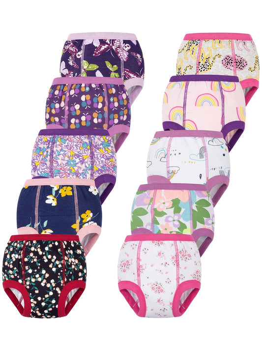 Girls' Training Pants – Girls' Potty Training Underwear - 10-Pack Absorbent – main product image