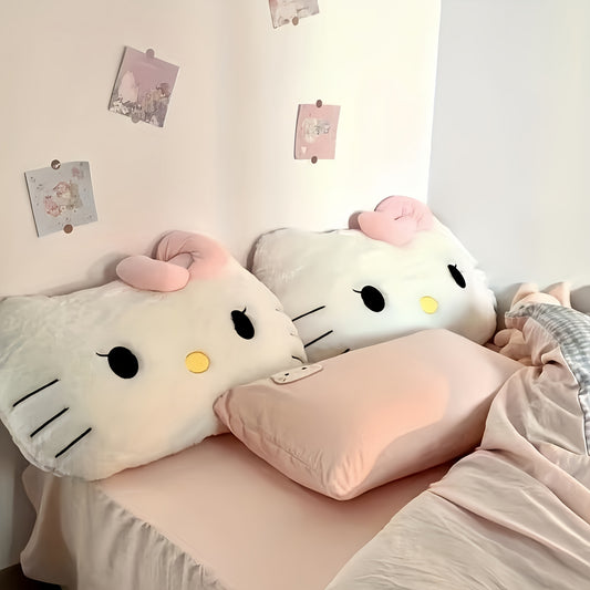 Hello Kitty Plush Decorative Pillow - Soft 17.7-Inch Character Cushion – main product image