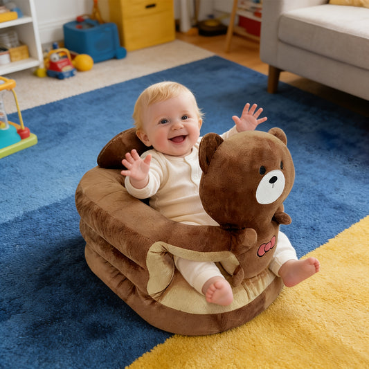 Infant Floor Seat - Plush Back Support Activity Chair – main product image
