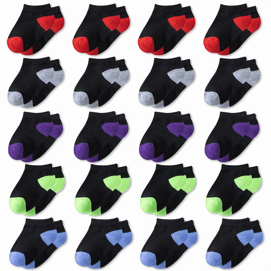 Kids' Athletic Ankle Socks - 20-Pair Pack – main product image