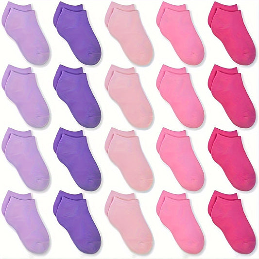 Kids' Breathable School Socks - 20-Pair Pack – main product image