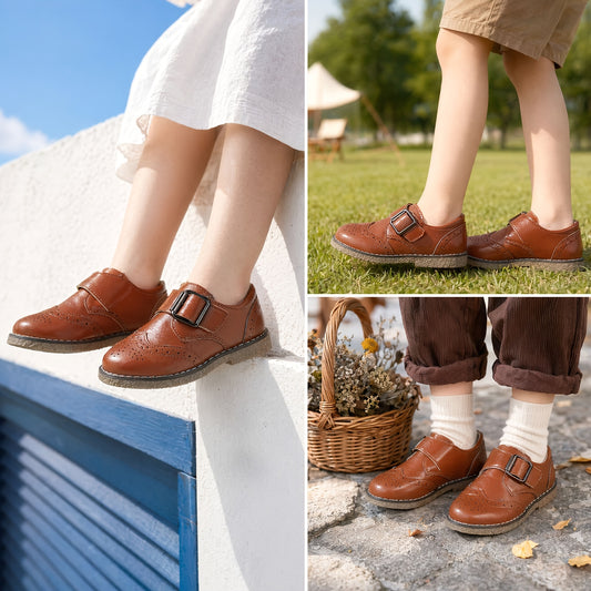 Kids' Dress Shoes - Breathable Mesh & Non-Slip Sole – main product image