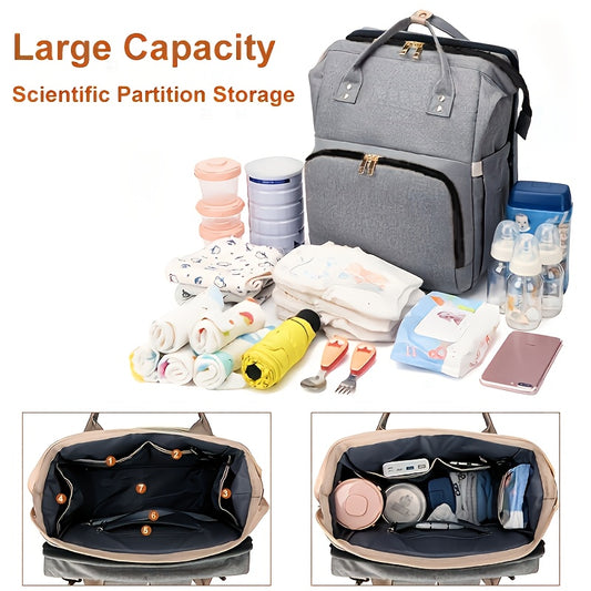 Kids' Everyday Diaper Bag – Black / Gray – main product image