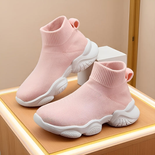 Kids Sock Sneakers - Breathable High-Top Running Shoes – main product image