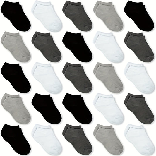 Kids' Solid Color Baby & Kids Socks - 25-Pair Pack – main product image
