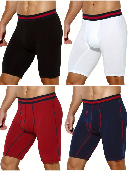 Men’s 4-Pack Boxer Briefs - Breathable Daily Comfort – Sizes M–XXXL – main product image