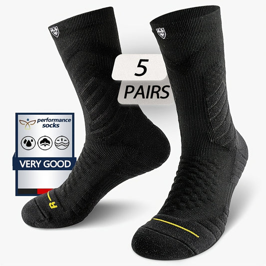 Men's Athletic Compression Socks - 5-Pair Pack – main product image