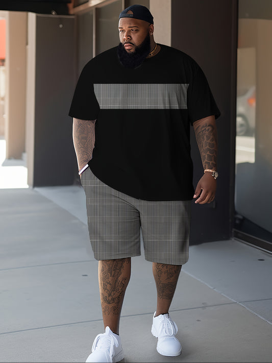 Men's Athletic Shirt and Shorts Set - Plaid – main product image