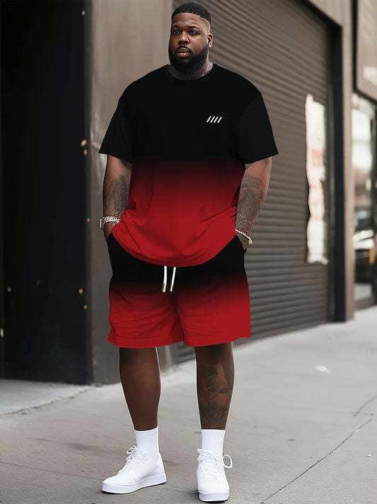 Men's Athletic Shirt and Shorts Set - Resort Print Summer Style – main product image
