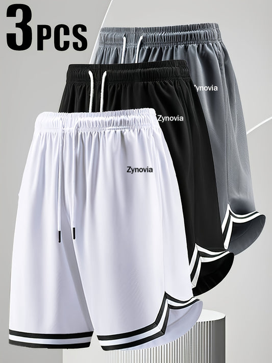 Men's Athletic Shorts - Quick Dry – 3-Color Selection – White option – main product image