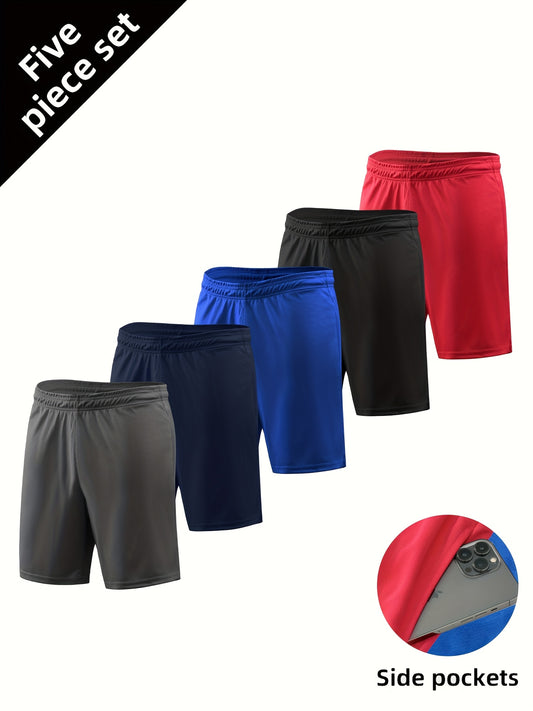 Men's Athletic Shorts - Quick Dry – 5-Variant Selection – Gray option – main product image