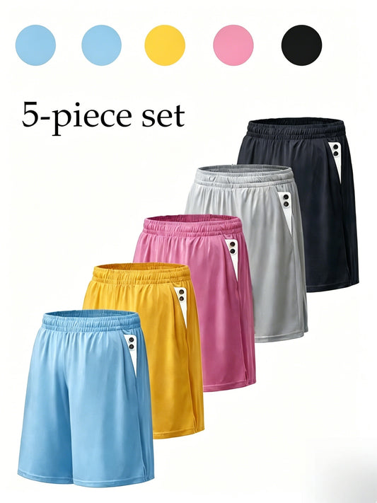 Men's Athletic Shorts - Quick Dry Active Style – Black option – main product image
