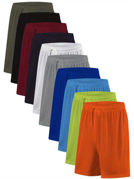 Men's Athletic Shorts - Quick Dry With Pockets – 10 Pack – main product image