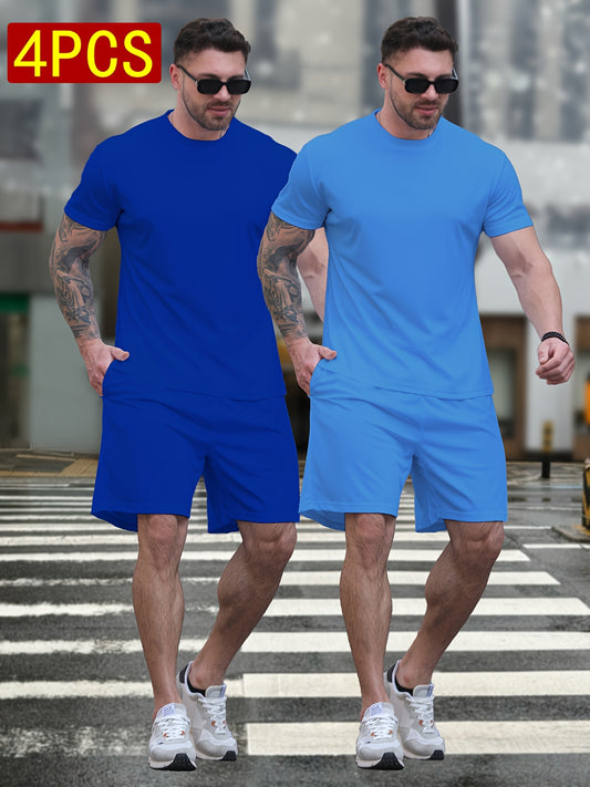 Men's Athletic Shorts - Quick Dry With Pockets – 5-Color Selection – Black option – main product image