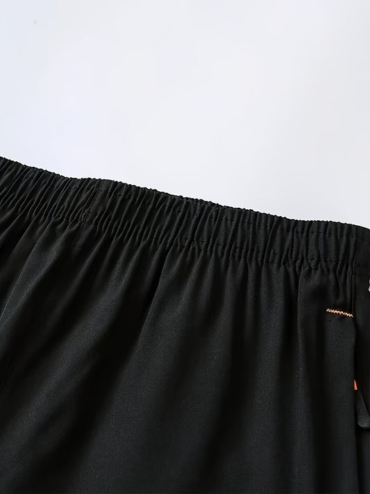 Men's Athletic Shorts - Quick Dry With Pockets – Black/Grey/Blue – main product image