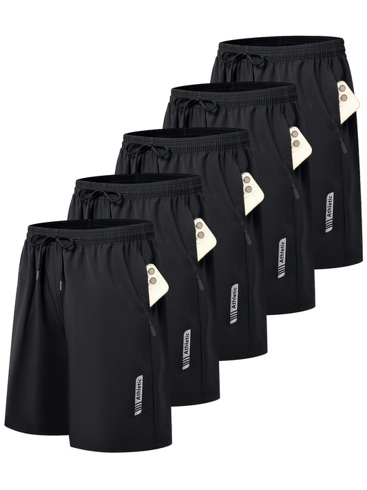 Men's Athletic Shorts - Quick Dry With Pockets – Mix Color A – main product image
