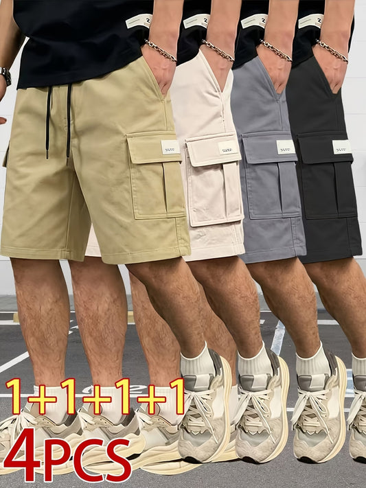 Men's Athletic Shorts - Stretch With Pockets – Relaxed Fit / 12-Variant Selection – main product image
