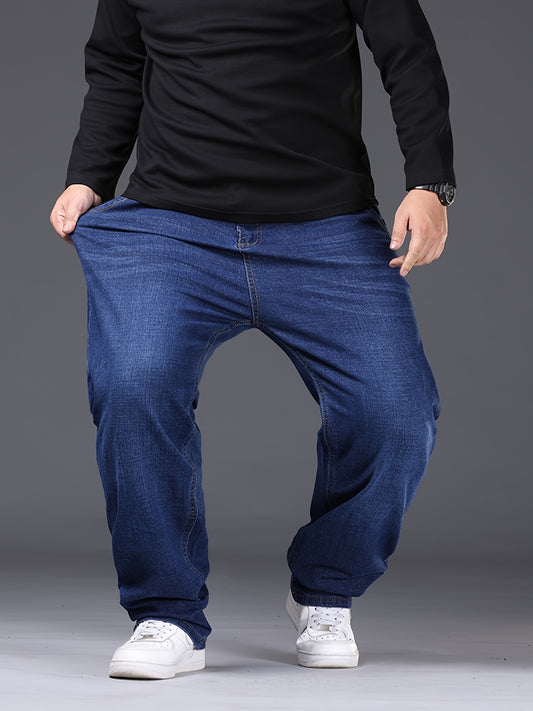 Men's Baggy Jeans - Black Denim Clean Finish – main product image