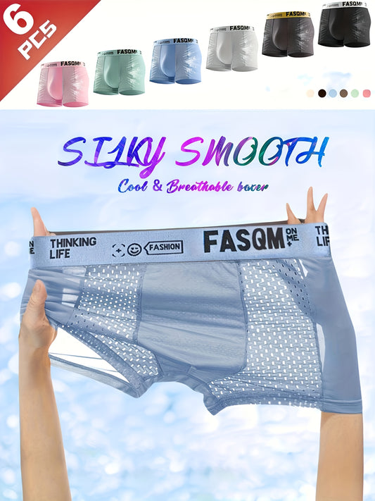 Men's Boxer Briefs - Breathable 6 Pack – Sizes S–XXL – main product image