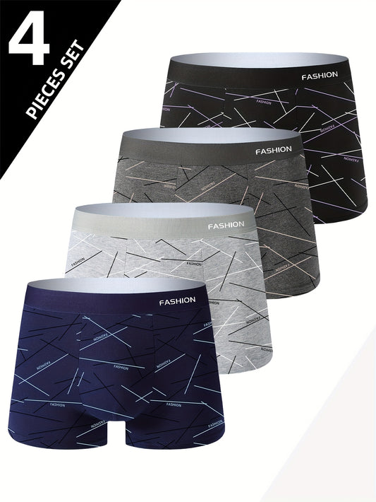 Men’s Boxer Briefs - Breathable Daily Comfort – 4 Pack-XT Model – main product image