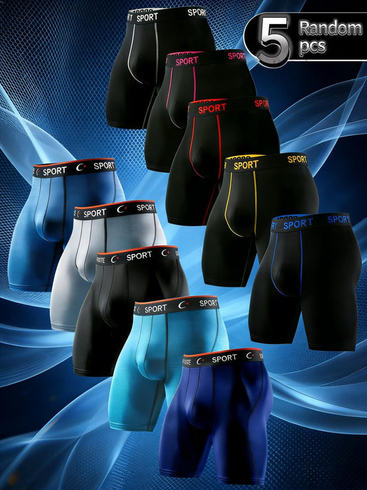 Men's Boxer Briefs – Men's 5PCS-Random packaging Knit Shorts – main product image