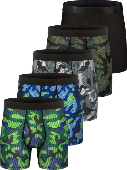 Men's Boxer Briefs - Stretch 5 Pack – Sizes XL–XXL – main product image