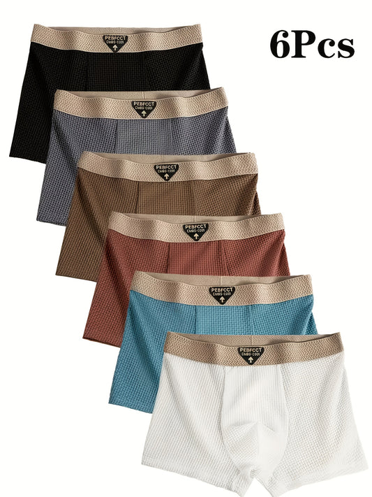 Men's Boxer Shorts - Breathable 6 Pack – Sizes XS–XL – main product image