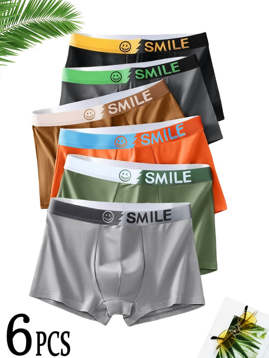 Men's Boxer Shorts - Breathable 6 Pack Soft – main product image