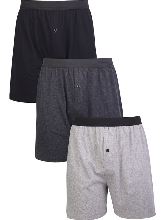 Men's Boxer Shorts - Everyday Comfort 3 Pack – 100% cotton – main product image