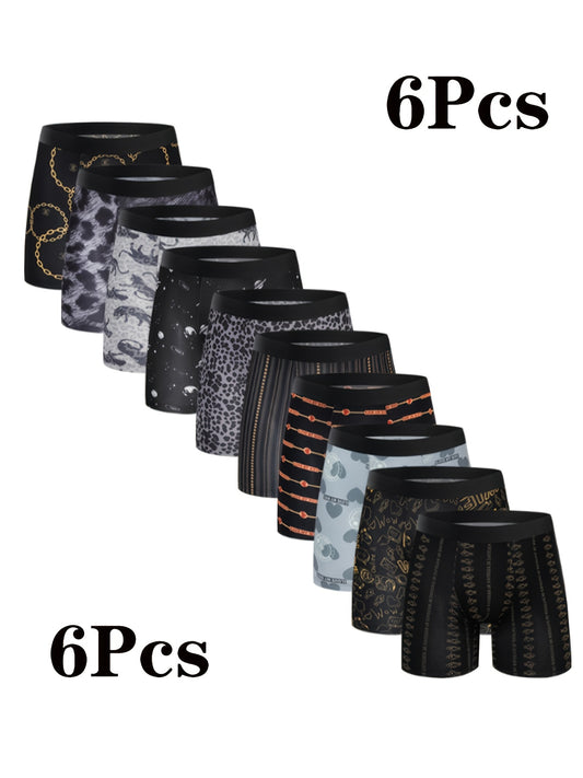 Men's Boxer Shorts - Moisture Wicking 6 Pack – main product image