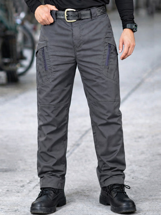 Men's Cargo Pants - Quick Dry With Pockets – Grey – Grey option – main product image