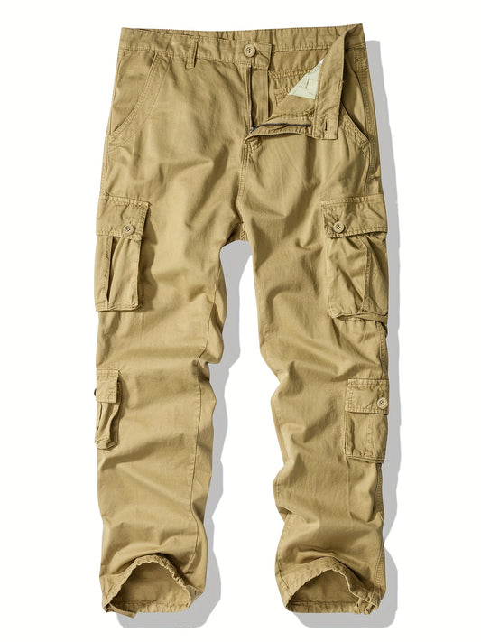 Men's Cargo Pants - Regular Fit With Pockets – Sizes 30–40 – Khaki option – main product image