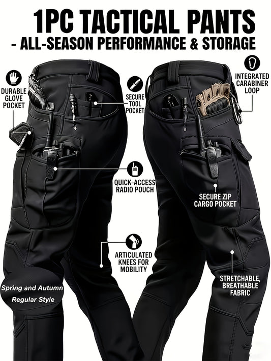 Men's Cargo Pants - Stretch With Pockets – Color Polyester – main product image