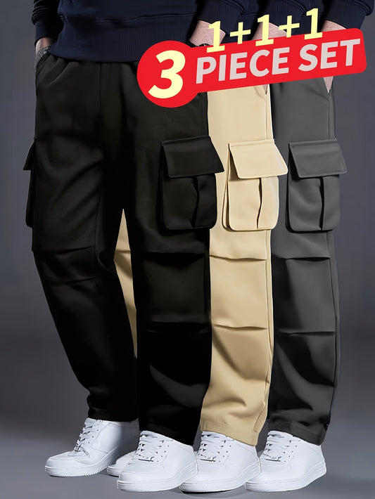Men's Cargo Pants - Stretch With Pockets – Sizes 2XL–6XL – main product image