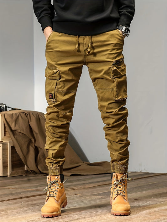 Men's Cargo Pants - Stretch With Pockets – Sizes 30–38 – Black option – main product image