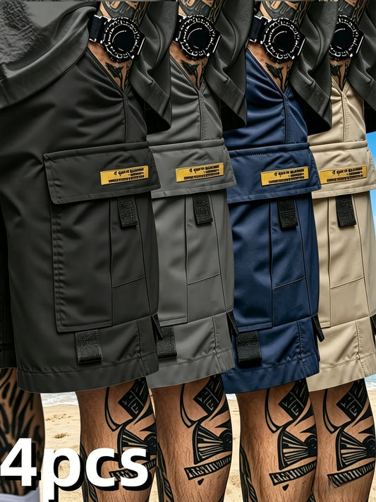 Men's Cargo Shorts - Quick Dry With Pockets Active Style – Black option – main product image