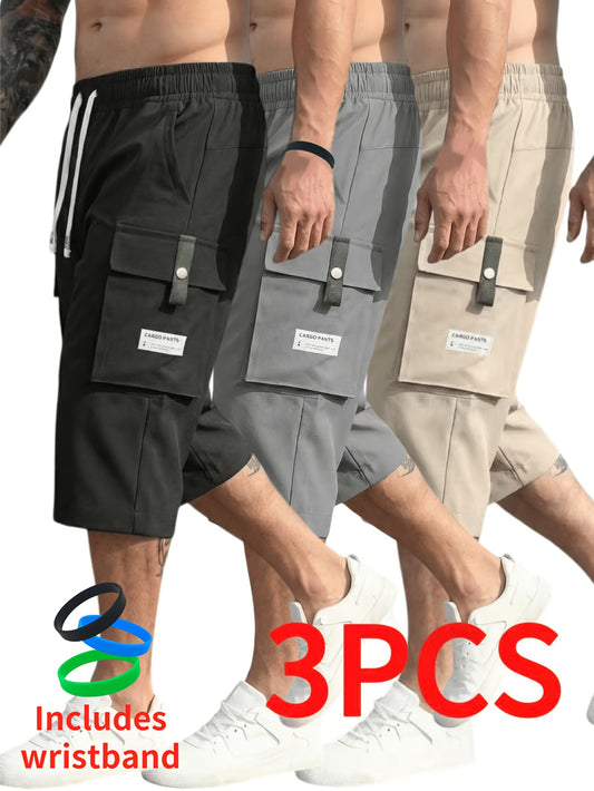 Men's Cargo Shorts - Stretch With Pockets – 5-Variant Selection – main product image