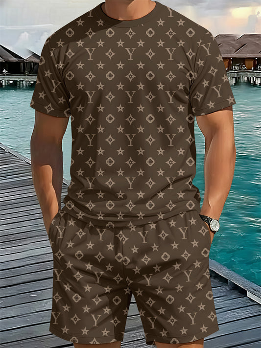 Men's Casual Shorts - Regular Fit – Mixed colors Printed – main product image