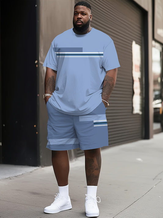 Men's Casual Shorts - Stretch – Sizes 1XL–6XL – Blue option – main product image
