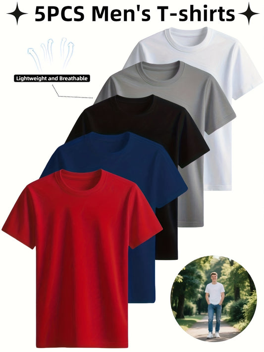 Men's Classic Performance T-Shirt - Crew Neck Short Sleeve – Sizes M–XXXL – main product image