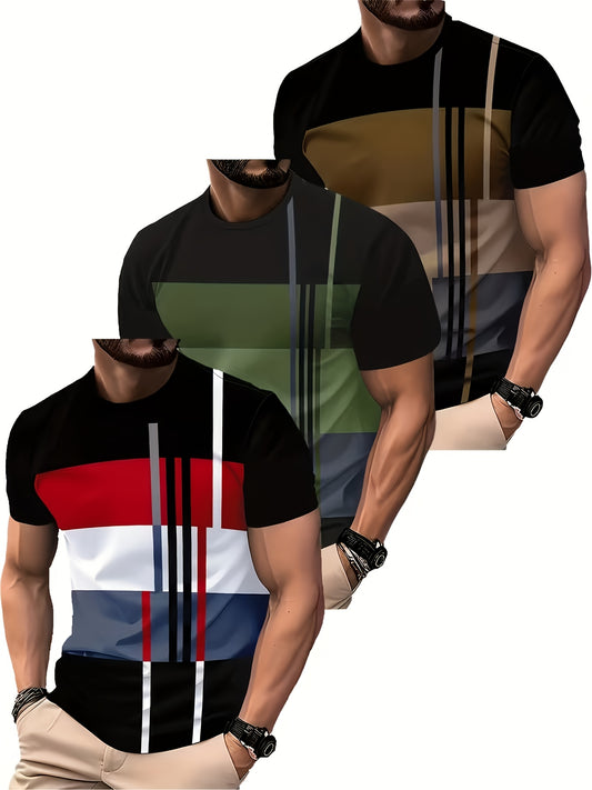 Men's Colorblock Performance T-Shirt - Crew Neck – main product image