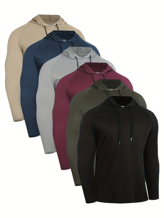 Men's Compression Shirts – 6 Pack Quick Dry Long Sleeve – main product image