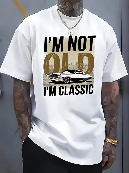 Men's Essential T-Shirt - Crew Neck Short Sleeve Streetwear Style – White option – main product image