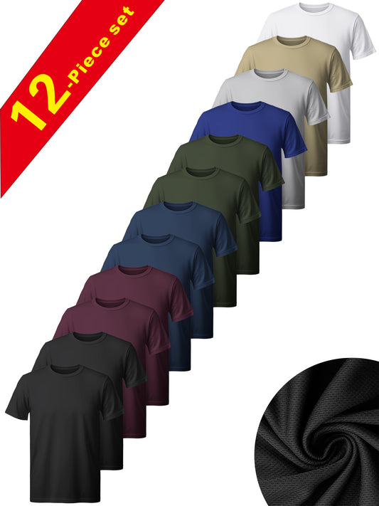 Men's Essential T-Shirt - Round Neck Short Sleeve – Sizes S–XXL – main product image