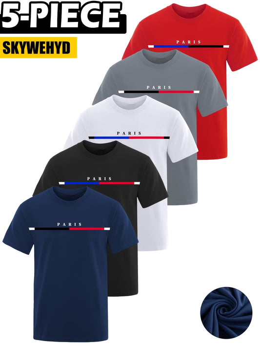 Men's Graphic Print Performance T-Shirt - Crew Neck – main product image