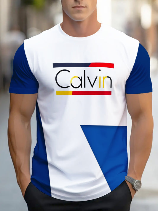Men's Graphic Print T-Shirt - Crew Neck Short Sleeve – Sizes 1XL–6XL – main product image