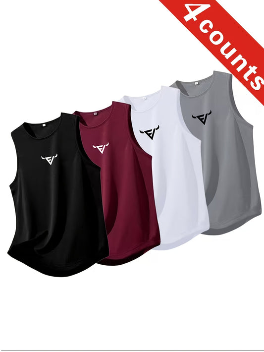 Men's Graphic Print Tank Top - Classic Neck Sleeveless – Sizes S–XXXL – main product image
