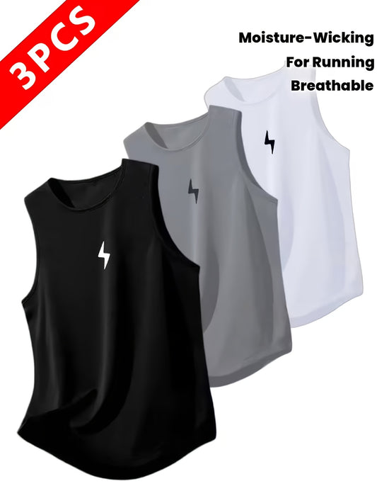 Men's Graphic Print Tank Top - Sleeveless – Regular Fit – main product image