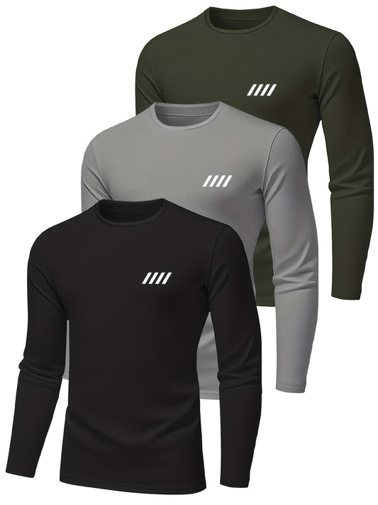 Men's Graphic T-Shirt - Crew Neck Long Sleeve – main product image